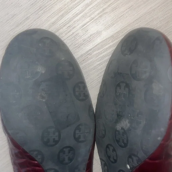 Tory Burch Burgundy Ballet Flats - Picture 13 of 15